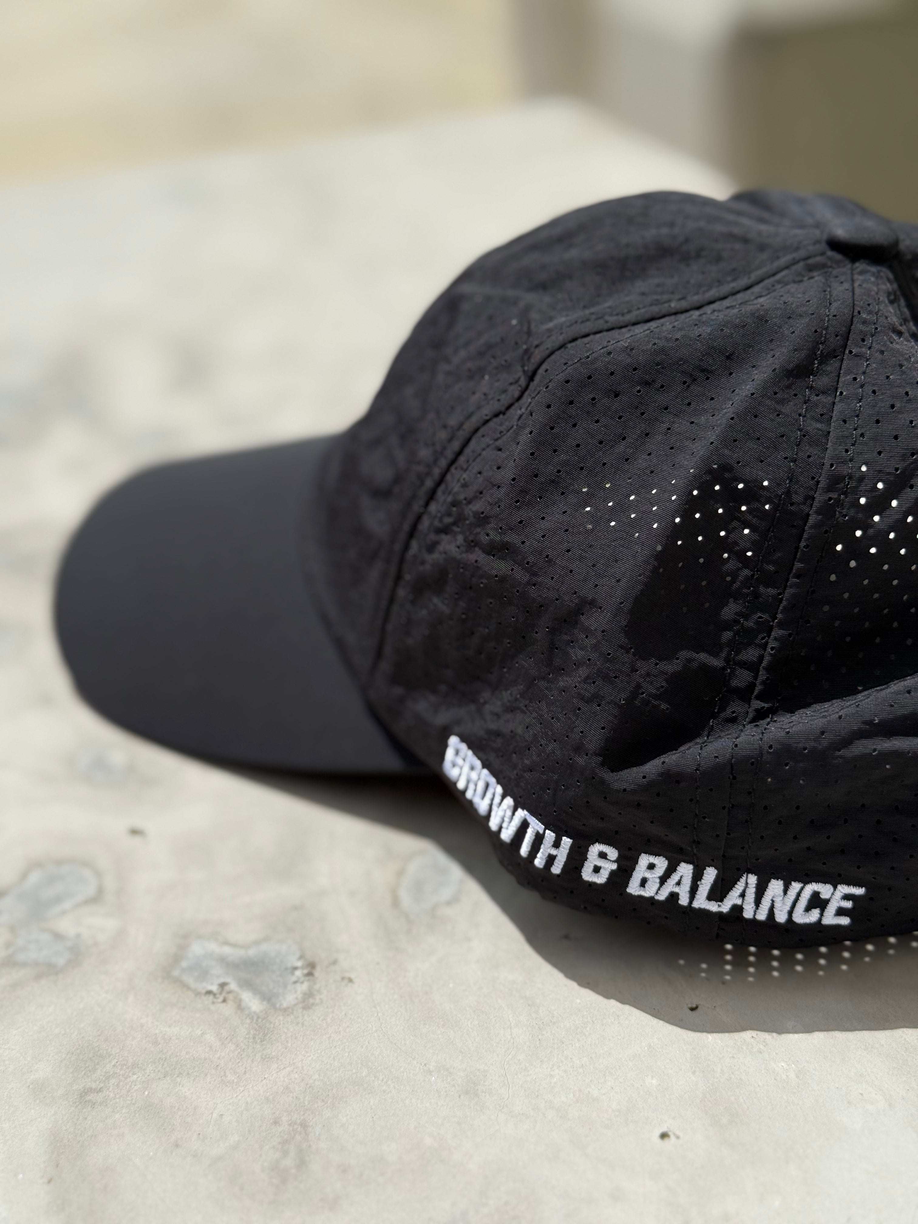All Black Running Cap
