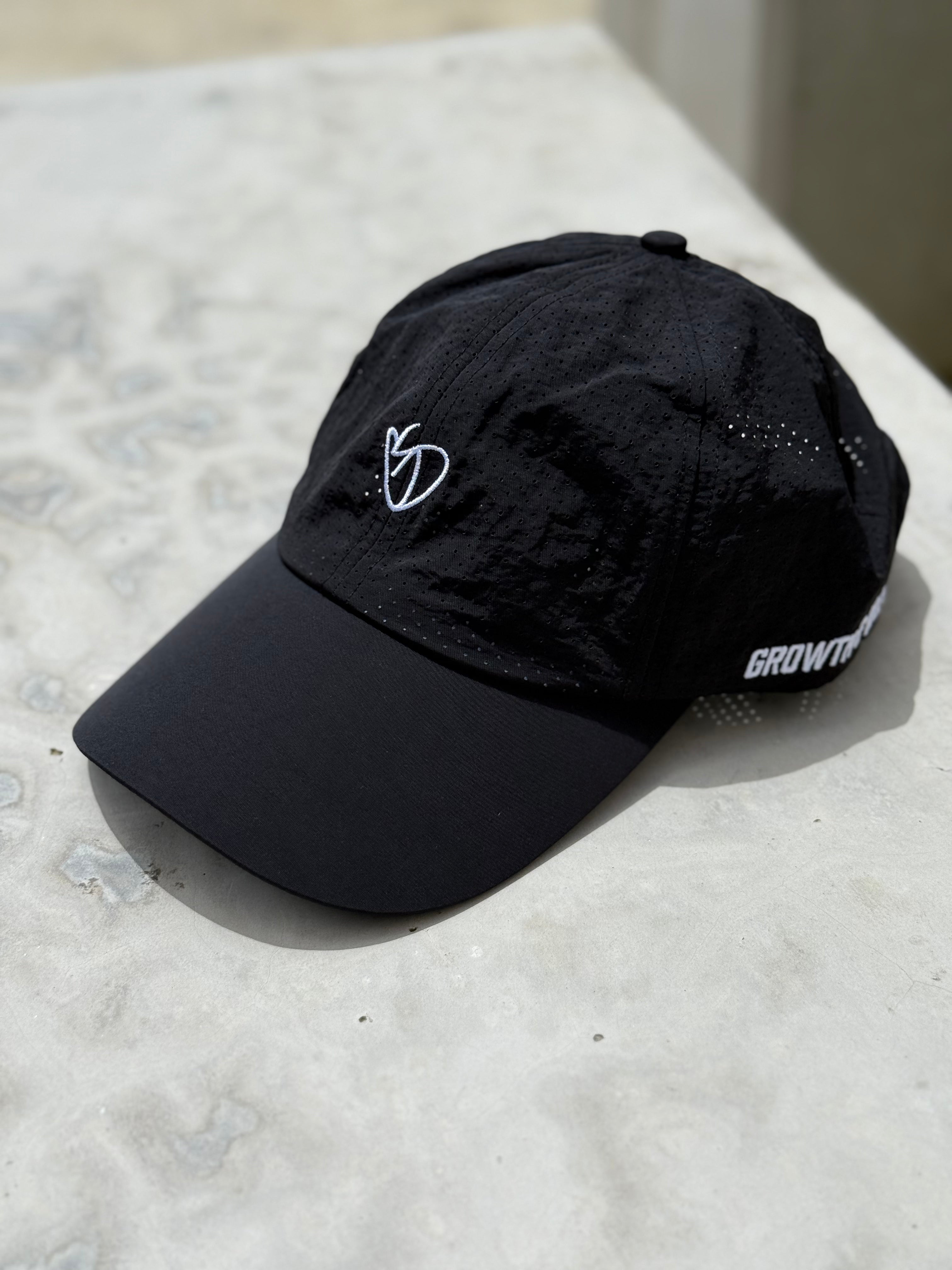 All Black Running Cap