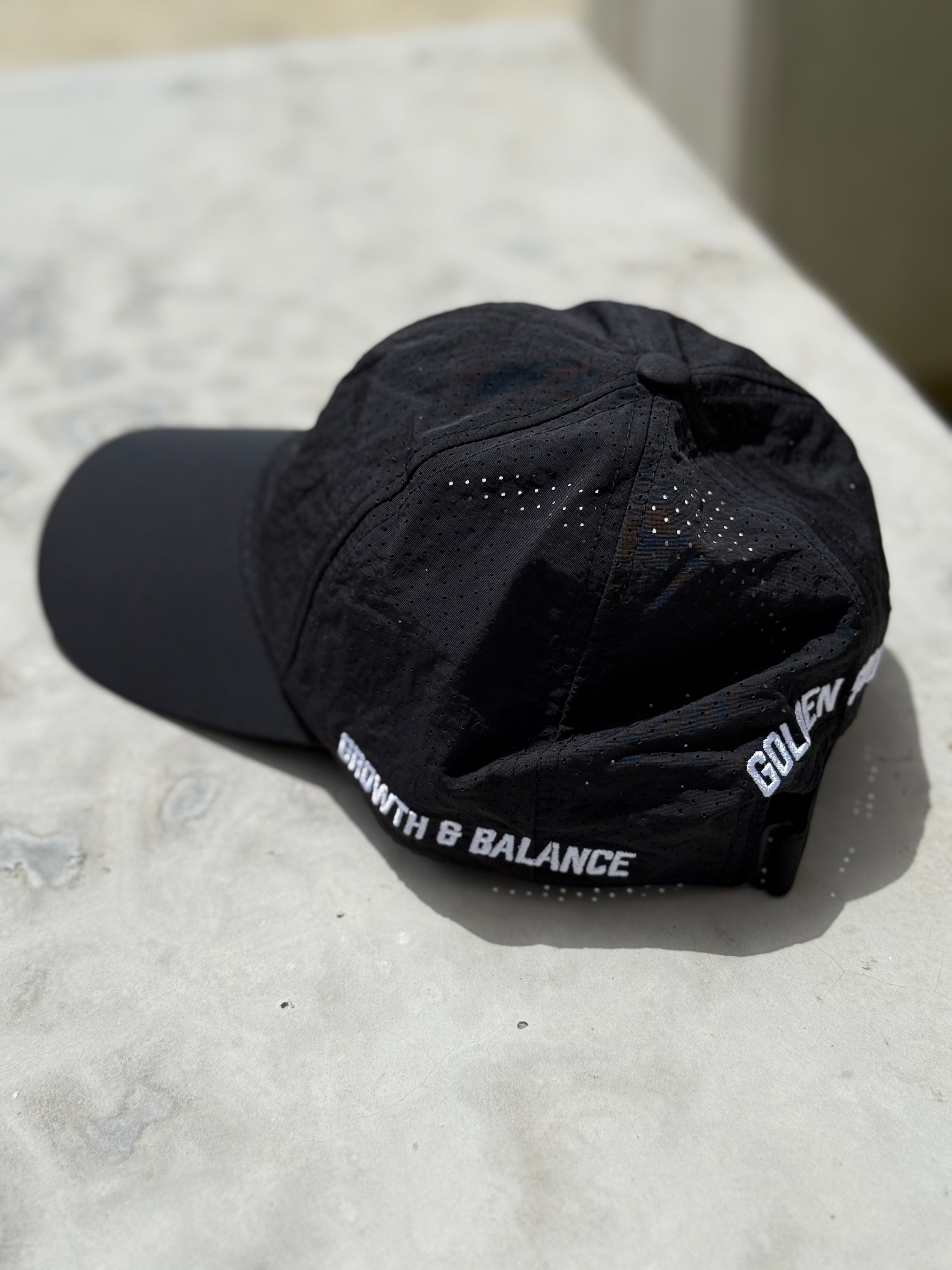 All Black Running Cap