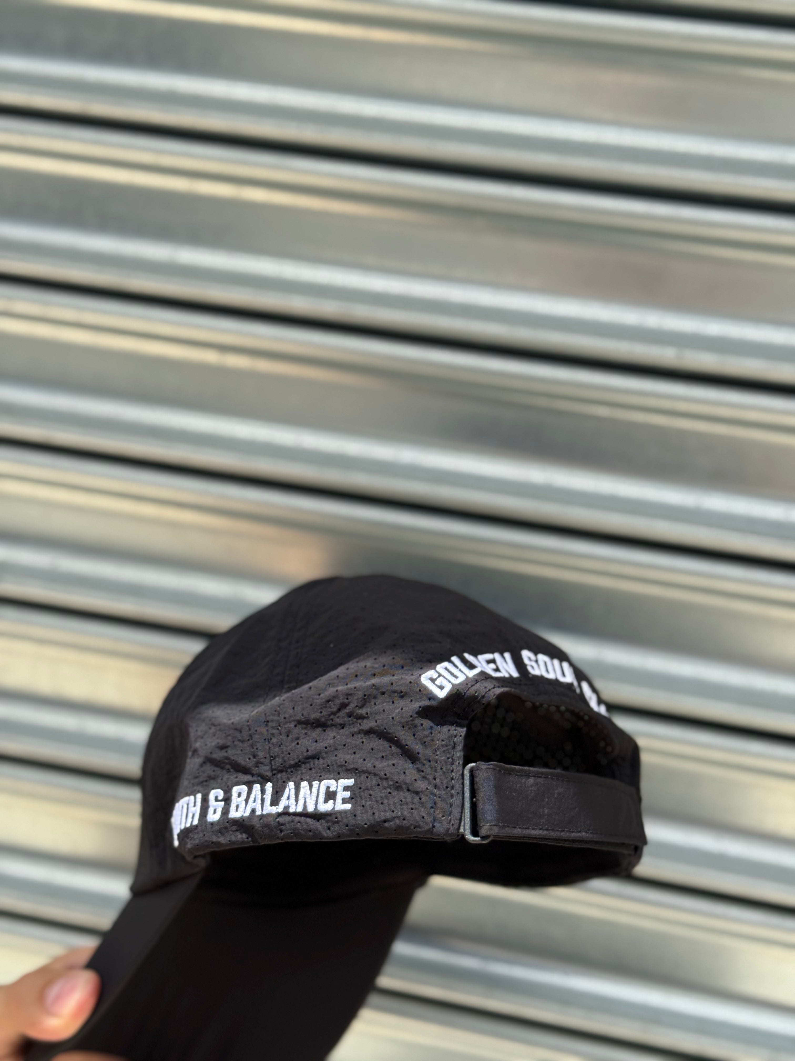 All Black Running Cap