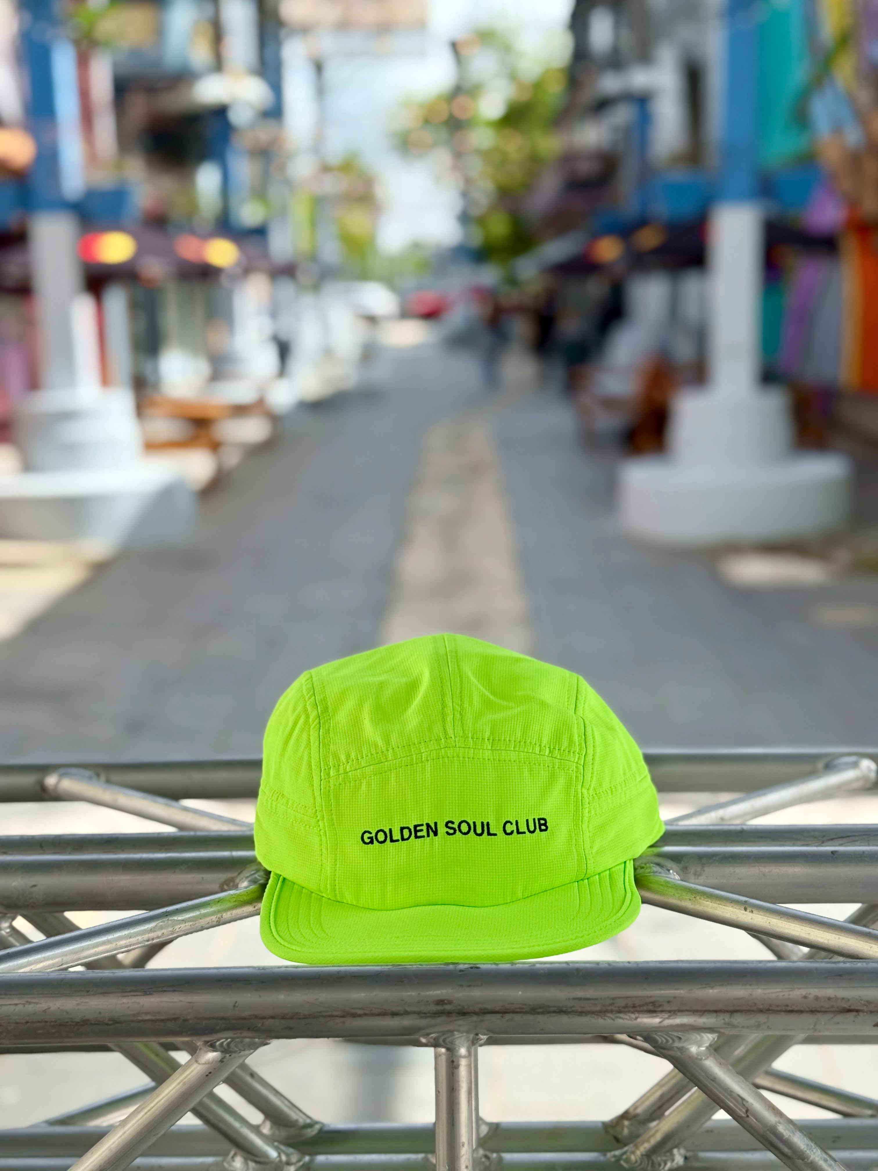 Neon Green Running Cap